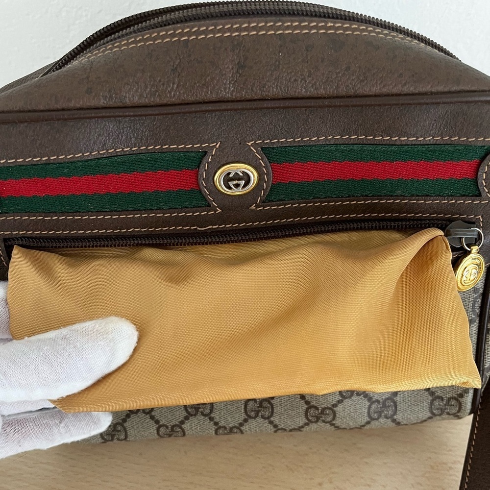 ❗️SOLD❗️Gucci Crossbody Sherry Line Ophidia Italy Vintage 1980s - Picture 14 of 16